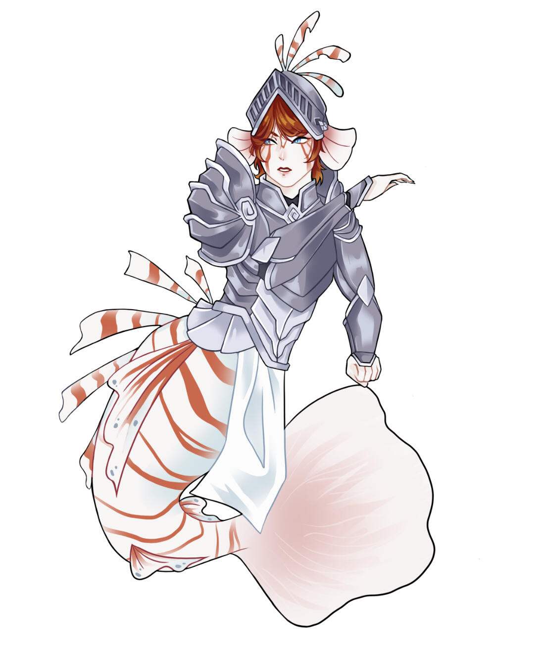 Lionfish Mermaid Design